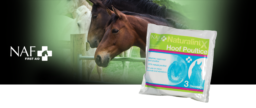 De NaturalintX Hoof compres is ontworpen om comfortabel te passen bij gebruik op uw paarden hoef