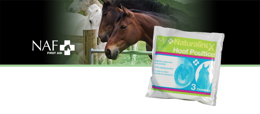 De NaturalintX Hoof compres is ontworpen om comfortabel te passen bij gebruik op uw paarden hoef