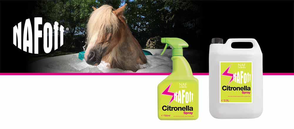 Lang anhaltendes, effektives Citronella-Spray fu?r die Sommermonate.