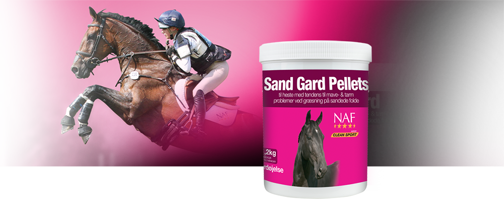 Sand Gard hjælper heste med tendens til maveproblemer forårsaget af græsning på tør, sandet jord