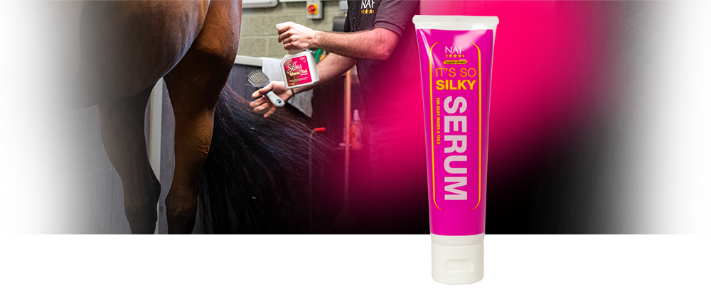 Leaves hair shiny and soft with no residue.