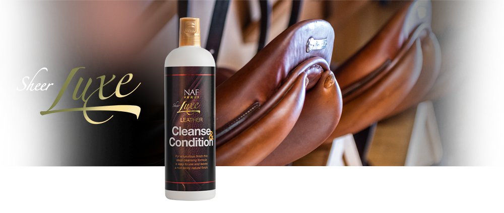 Deep cleansing formula leaves tack beautifully clean and soft Deep cleansing formula leaves tack beautifully clean and soft