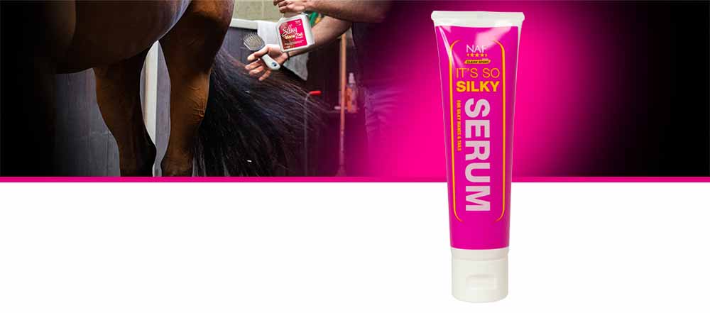 Leaves hair shiny and soft with no residue.
