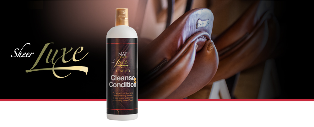 Deep cleansing formula leaves tack beautifully clean and soft