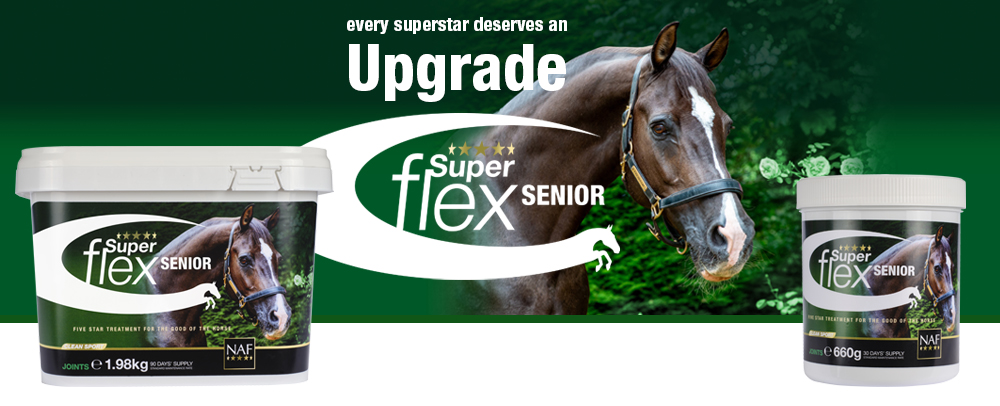 High specification joint support nutrients, for healthy, flexible joints in older horses and ponies.