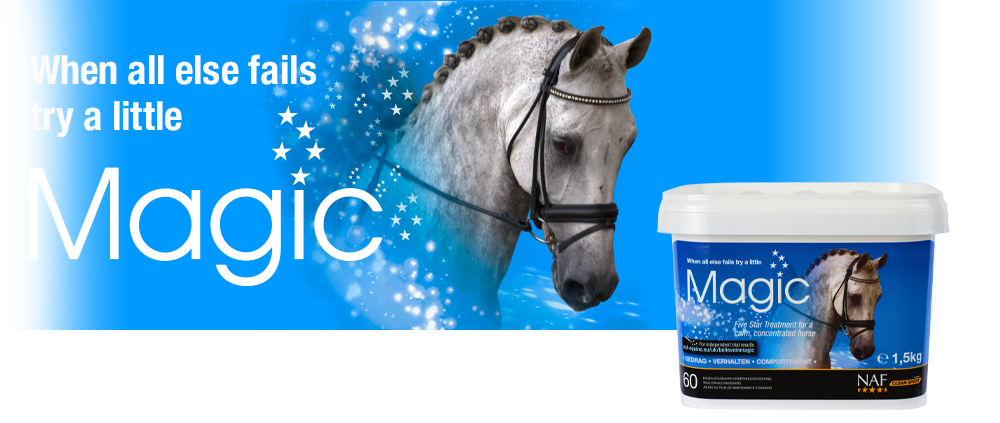 Five Star Magic is een natuurlijk rustgevend middel voor paarden dat zich op een belangrijk punt onderscheidt