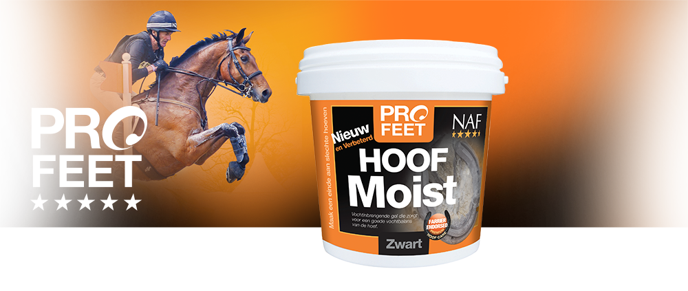 Een volledig natuurlijk product met een dubbele werking, Hoof Moist helpt bij de verbetering van de hoefconditie