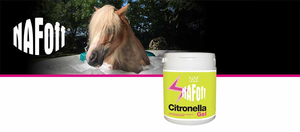 Citronella gel voor verzorging van de zomervacht.