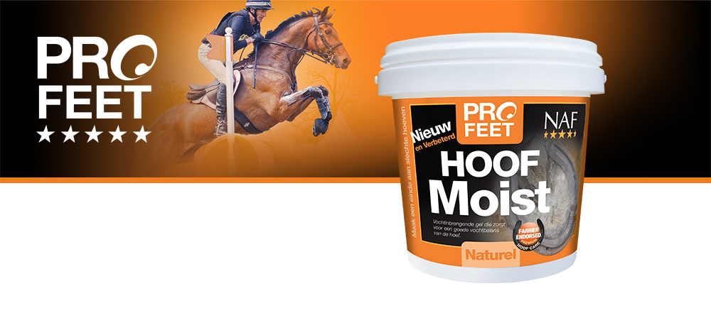 Een volledig natuurlijk product met een dubbele werking, Hoof Moist helpt bij de verbetering van de hoefconditie