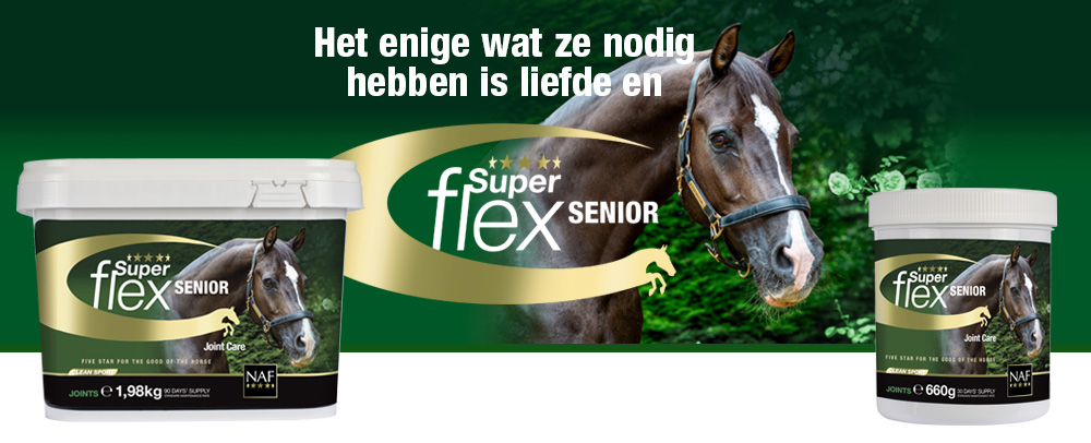 Krachtige unieke formule voor het behoud van soepele gewrichten van het senior paard.
