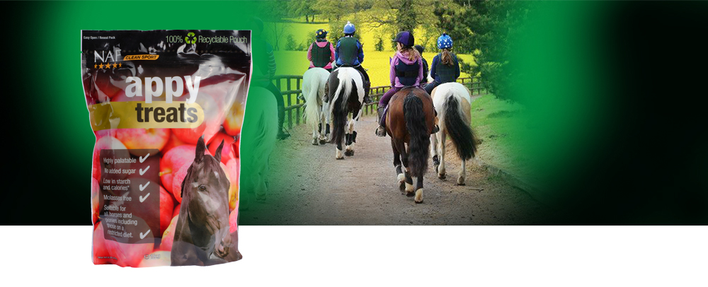 NAF Appy hästgodis är smakfullt och hälsosamt hästgodis tillverkat av finaste naturliga ingredienser
